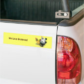 Brahmas Three Roosters Autoaufkleber (Auf Lkw)