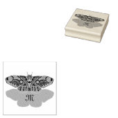 Brahmin Moth Monogram Gummistempel (Stempel)