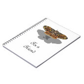 Brahmin Moth Monogram Notizblock (Linke Seite)