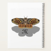 Brahmin Moth Monogram Planer (Rückseite)