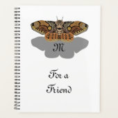 Brahmin Moth Monogram Planer (Vorderseite)