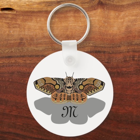 Brahmin Moth Monogram Schlüsselanhänger (Vorderseite)