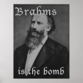 Brahms ist die Bombe Poster (Vorne)