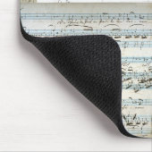 Brahms Musik-Manuskripte Mousepad (Ecke)