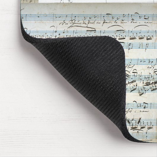 Brahms Musik-Manuskripte Mousepad (Ecke)