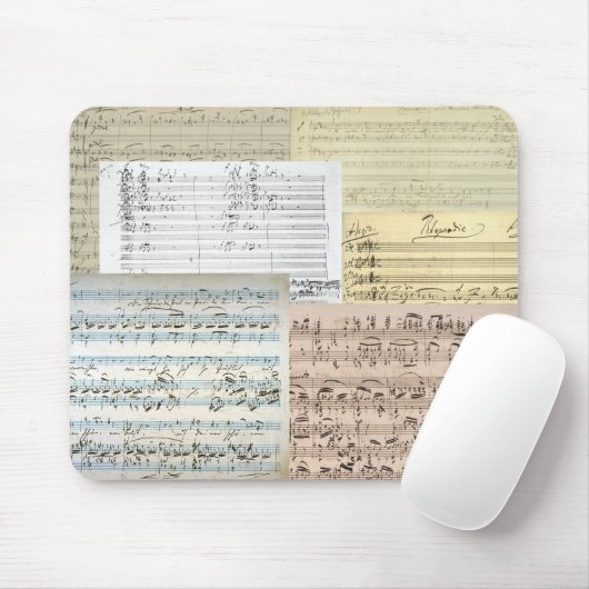 Brahms Musik-Manuskripte Mousepad (Mit Mouse)