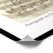 Brahms Poster (Ecke)