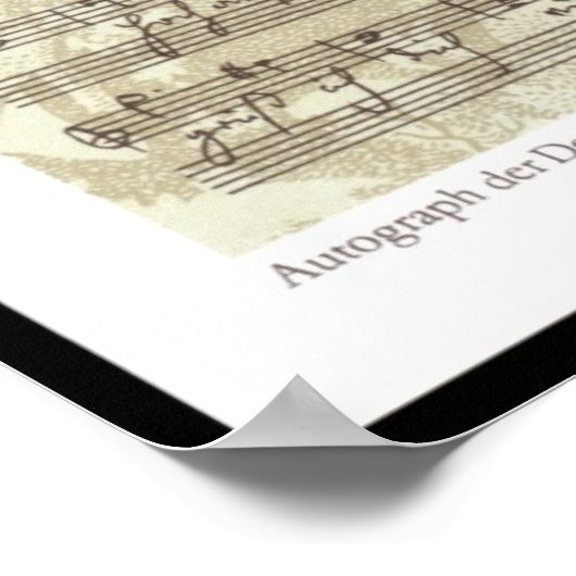 Brahms Poster (Ecke)