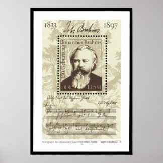 Brahms Poster