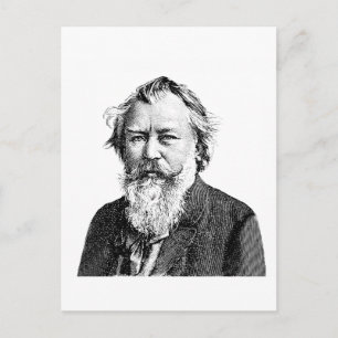Brahms Postkarte