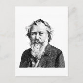 Brahms Postkarte (Vorderseite)