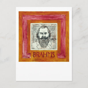 Brahms Postkarte