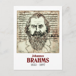 Brahms Postkarte
