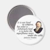 Brahms zur Komposition Magnet (Vorderseite/Rückseite)