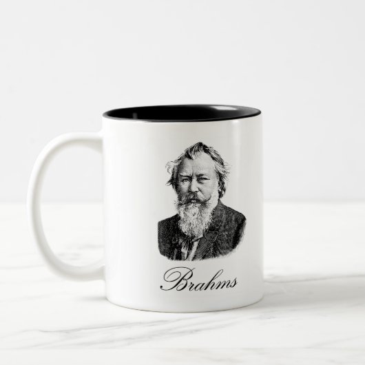 Brahms Zweifarbige Tasse (Links)