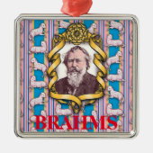 Brahms's Lullaby Silbernes Ornament (Vorne)