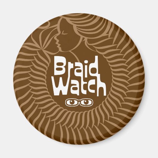 Braid Watch Kühlschrankmagnet (Vorne)