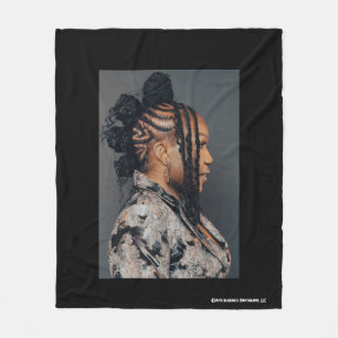 Braide und Bantu-Decke Fleecedecke