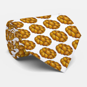 Braided Challah Broad Loaf jüdische Feiertage Krawatte