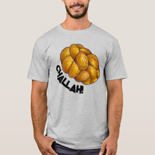 Braided Challah Brot Jüdischer Urlaub Hanukkah Loa T-Shirt