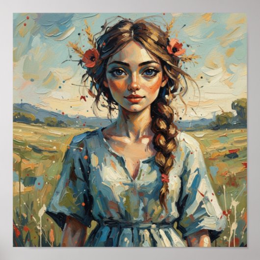 Braided Grace Poster (Vorne)