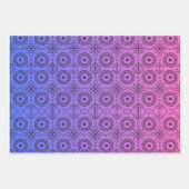 Braided Mandala and Leaf Motif Design" Geschenkpapier Set (Vorderseite 3)