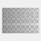 Braided Mandala and Leaf Motif Design" Geschenkpapier Set (Vorderseite 2)