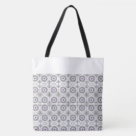 Braided Mandala und Leaf Motif Design Tasche