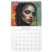 Braids Fantasy Modern Art Calendar Kalender (Jan 2026)