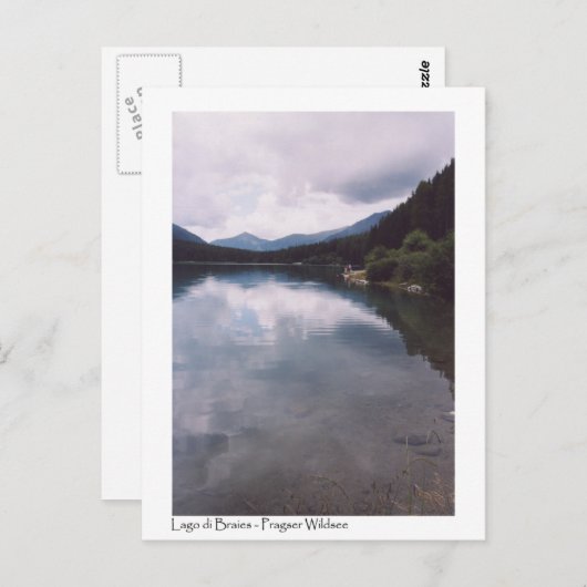 Braies Postkarte (Vorne/Hinten)