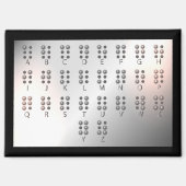 Braille Alphabet Magnet (Vorderseite)
