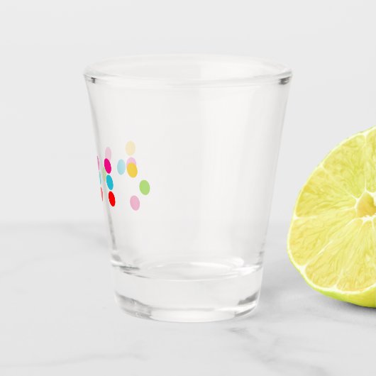 Braille blinde Alphabete Buchstaben hello Schnapsglas (Rechts)