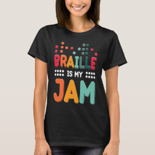 Braille ist mein Ding Sehbehinderte Brailleschrift T-Shirt