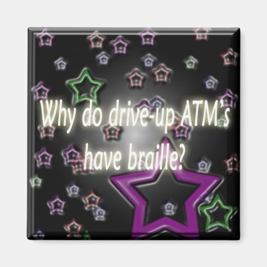 Braille-Magnet Magnet (Vorne)