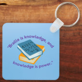 Braille Schlüsselanhänger (Rückseite)