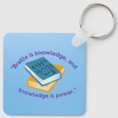 Braille Schlüsselanhänger (Rückseite)