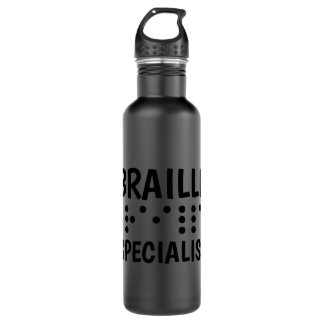 Braille-Spezialist Edelstahlflasche