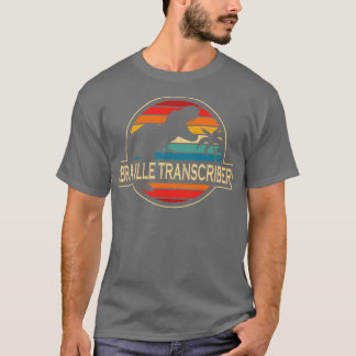 Braille Transcriber Dinosaur T-Shirt