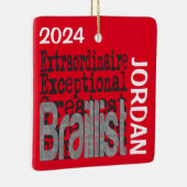 Braillist Extraordinaire CUSTOM Keramikornament (Rechts)