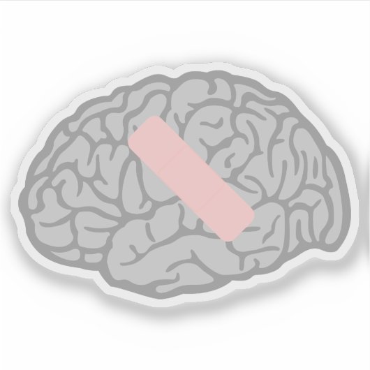 Brain-Ache Aufkleber (Vorderseite)