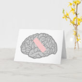 Brain-Ache-Grußkarte Karte (Gelbe Blume)