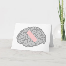 Brain-Ache-Grußkarte Karte