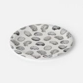 Brain Anatomy Biology Illustrations Pappteller (Schrägansicht)