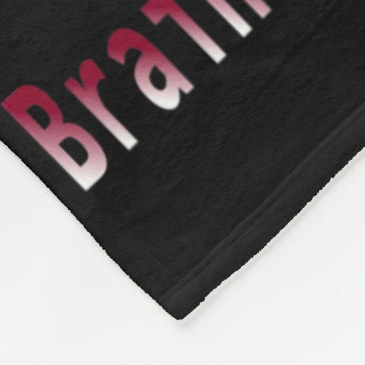 Brain Aneurysm Awareness Butterfly Burgundy Ribbon Fleecedecke (Ecke)