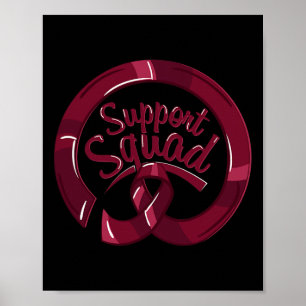 Brain-Aneurysm-Awareness der Multifunktionsleisten Poster