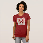 Brain Aneurysm Awareness Ribbon Angel Custom Shirt (Vorne ganz)
