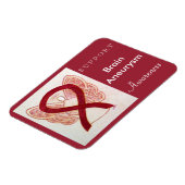 Brain Aneurysm Awareness Ribbon Angel Magnet (Linke Seite)