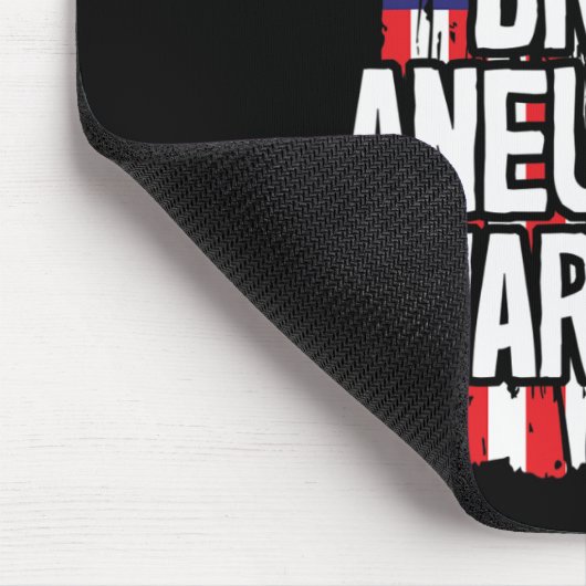 Brain Aneurysm Awareness Ribbon Mousepad (Ecke)