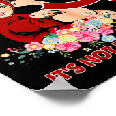 Brain Aneurysm Awareness Ribbon Poster (Ecke)