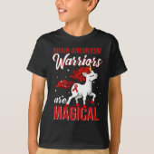 Brain Aneurysm Awareness Warrior Fun Unicorn T-Shirt (Vorderseite)